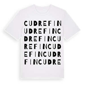 Cudrefin ordlek t-shirt – ekologisk bomull t-shirt från Pinshirt
