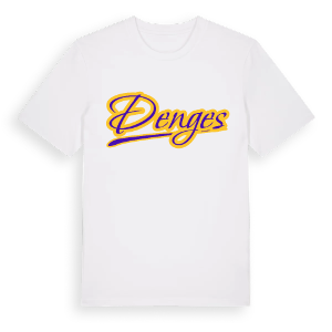 Denges baseball t-shirt – ekologisk bomull t-shirt från Pinshirt