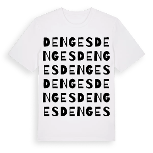 Denges ordlek t-shirt – ekologisk bomull t-shirt från Pinshirt