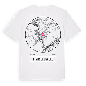 District d'Aigle t-shirt – ekologisk bomull t-shirt från Pinshirt