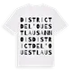 District de l'Ouest lausannois ordlek t-shirt