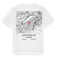 District de la Broye-Vully karta t-shirt