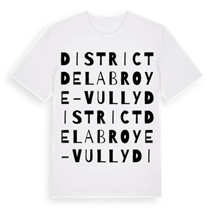 District de la Broye-Vully ordlek t-shirt – ekologisk bomull t-shirt från Pinshirt