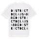 District de Lausanne ordlek t-shirt