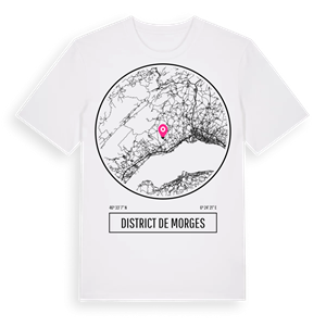 District de Morges t-shirt – ekologisk bomull t-shirt från Pinshirt