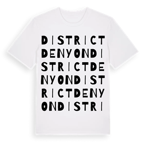 District de Nyon ordlek t-shirt – ekologisk bomull t-shirt från Pinshirt