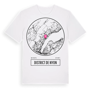 District de Nyon t-shirt – ekologisk bomull t-shirt från Pinshirt