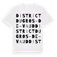 District du Gros-de-Vaud ordlek t-shirt