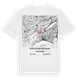 District du Jura-Nord vaudois karta t-shirt