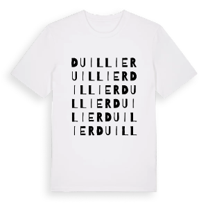 Duillier ordlek t-shirt – ekologisk bomull t-shirt från Pinshirt