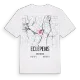Eclépens karta t-shirt