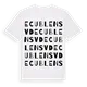 Ecublens VD ordlek t-shirt