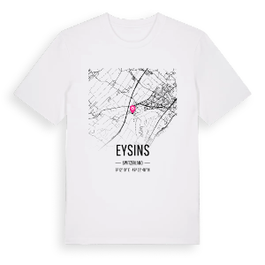 Eysins karta t-shirt – ekologisk bomull t-shirt från Pinshirt