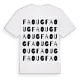 Faoug ordlek t-shirt