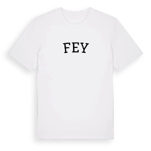 Fey böjd t-shirt – ekologisk bomull t-shirt från Pinshirt