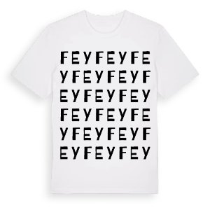 Fey ordlek t-shirt – ekologisk bomull t-shirt från Pinshirt