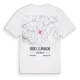 Forel (Lavaux) karta t-shirt