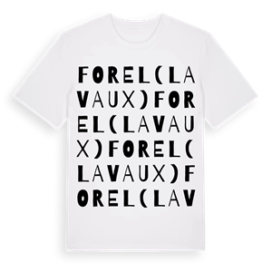 Forel (Lavaux) ordlek t-shirt – ekologisk bomull t-shirt från Pinshirt