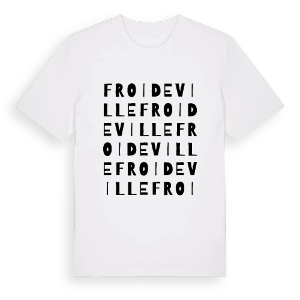 Froideville ordlek t-shirt – ekologisk bomull t-shirt från Pinshirt