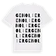 Genolier ordlek t-shirt