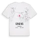 Gingins karta t-shirt