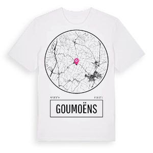 Goumoëns t-shirt – ekologisk bomull t-shirt från Pinshirt