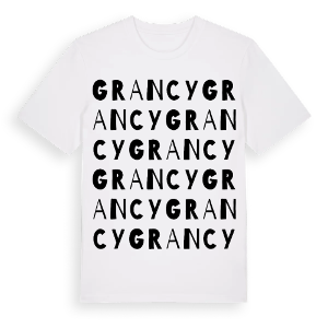 Grancy ordlek t-shirt – ekologisk bomull t-shirt från Pinshirt