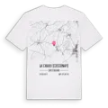 La Chaux (Cossonay) karta t-shirt