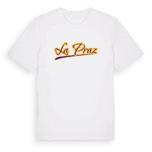 La Praz baseball t-shirt – ekologisk bomull t-shirt från Pinshirt