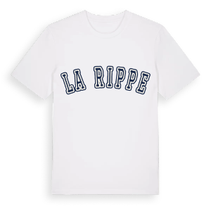La Rippe college t-shirt – ekologisk bomull t-shirt från Pinshirt