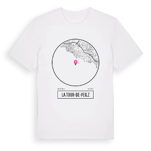 La Tour-de-Peilz t-shirt – ekologisk bomull t-shirt från Pinshirt
