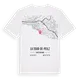 La Tour-de-Peilz karta t-shirt
