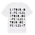La Tour-de-Peilz ordlek t-shirt