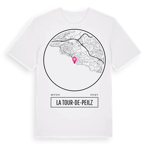 La Tour-de-Peilz t-shirt – ekologisk bomull t-shirt från Pinshirt