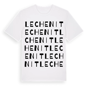 Le Chenit ordlek t-shirt – ekologisk bomull t-shirt från Pinshirt