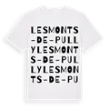 Les Monts-de-Pully ordlek t-shirt