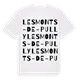 Les Monts-de-Pully ordlek t-shirt