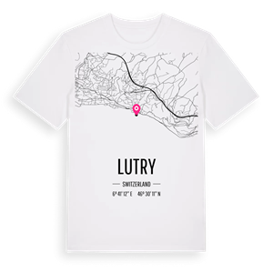 Lutry karta t-shirt – ekologisk bomull t-shirt från Pinshirt