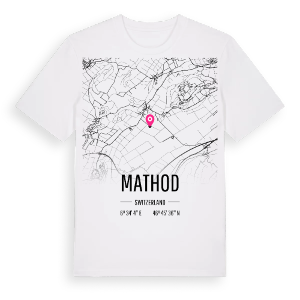 Mathod karta t-shirt – ekologisk bomull t-shirt från Pinshirt