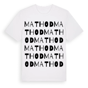 Mathod ordlek t-shirt – ekologisk bomull t-shirt från Pinshirt