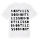 Montblesson ordlek t-shirt