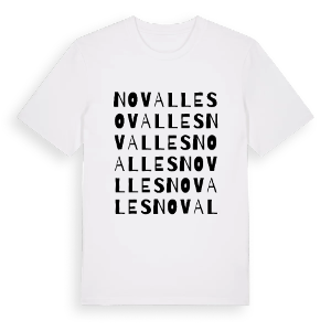 Novalles ordlek t-shirt – ekologisk bomull t-shirt från Pinshirt