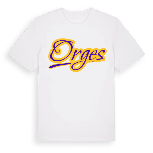 Orges baseball t-shirt – ekologisk bomull t-shirt från Pinshirt