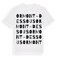Ormont-Dessous ordlek t-shirt