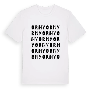 Orny ordlek t-shirt – ekologisk bomull t-shirt från Pinshirt