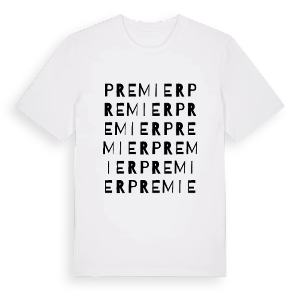 Premier ordlek t-shirt – ekologisk bomull t-shirt från Pinshirt