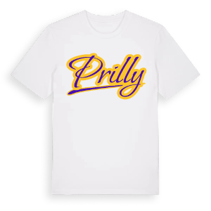 Prilly baseball t-shirt – ekologisk bomull t-shirt från Pinshirt