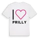 Jag älskar Prilly t-shirt stort tryck