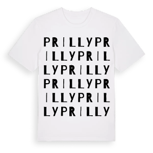 Prilly ordlek t-shirt – ekologisk bomull t-shirt från Pinshirt