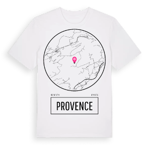Provence t-shirt – ekologisk bomull t-shirt från Pinshirt